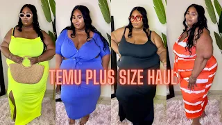 $250 TEMU HAUL?!? IM SUMMER READYYYY!!!| PLUS SIZE TEMU HAUL | SIZE 5X US SIZE 3X