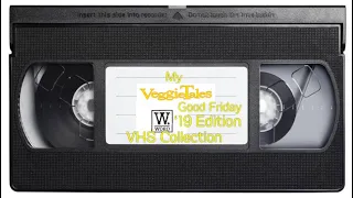 My Veggie Tales Black Everland Entertainment VHS Collection (Good Friday 2019 Edition)