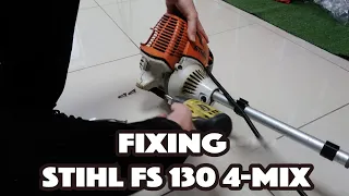 Fixing STIHL FS 130 , Diagnosing issue (replacing Cam wheel) Part 1