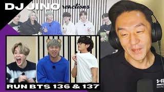 DJ REACTION to KPOP - RUN BTS EPISODES 136 & 137