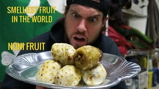 L.A. BEAST vs NONI FRUIT (World's NEW Smelliest Fruit)