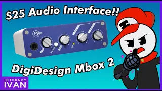 $25 Audio Interface Unboxing and Setup!! (Pro Tools DigiDesign Mbox 2)