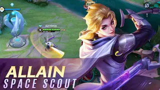 AoV : New Skin Allain [Allain Space Scout] Effect Review - Arena Of Valor