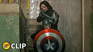 Cap & Bucky Arrive to the Siberian Hydra Facility | Captain America Civil War 2016 Movie Clip HD 4K