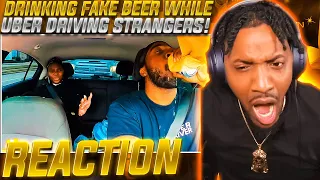 Drinking Fake Beer While Uber Driving Strangers! | JiDion |  (REACTION!!!)