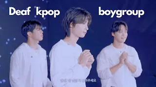 kpop's First Ever Deaf boy group who sings in sign Language #kpop