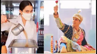 Sara Ali Khan Making CHAI, Akshay Kumar DANCING In Front Of Taj Mahal FUN Video From Atrangi Re Sets