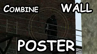 I made a Combine wall Poster in Half-Life 2 | Half-Life 2 funny moments |