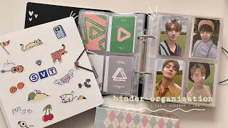 🫧📓Организация биндера seventeen, txt, enhypen, tws // binder organization