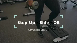 Step-Up - Side - DB | KILO Exercise Database