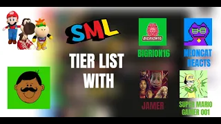 SML TIER LIST WITH @BigRion16 @NeoncatReacts @gamerjamerbro @SMG001Nick