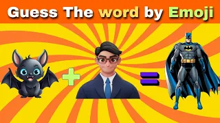 Can you guess the Word by Emoji?🥵 | Quiz challenge 🤩| Guess the Emoji 🥶|