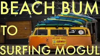 How a van helped turn a beach bum into a surfing mogul