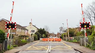 Road Closed! Chichester Whyke Road Level Crossing, West Sussex