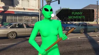 Green Alien Gang Funny Moments