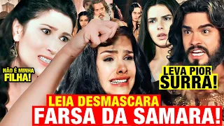 A TERRA PROMETIDA - Leia DESMASCARA G0LPE SUJO da Samara e REVELA que ela NÃO É SUA FILHA em público