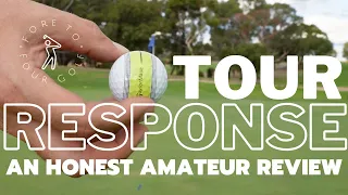 TOUR RESPONSE STRIPE an honest amateur review of taylormade's new ball