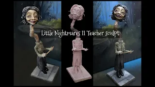 Little Nightmares 2 The Teacher Cosclay sculpting.  Inspired by demo game play and Trailer.