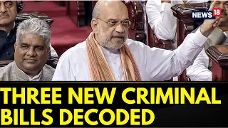 Amit Shah News | Home Minister Amit Shah Tables Criminal Bills Today In Lok Sabha | News18