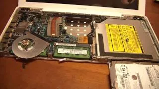 Чистка от пыли MacBook A1181