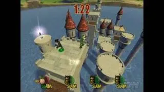 Shrek SuperSlam PlayStation 2 Gameplay - Platforming and