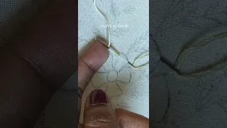 How to stitch bullion knot stitch ? Hand embroidery basic stitches guide | Brazilian embroidery