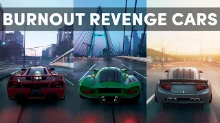 Burnout Revenge Cars in NFS Most Wanted 2012