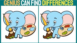 【Spot the Difference】⚡️Genius can find differences!! | Find the difference between two pictures