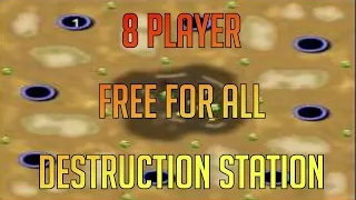 8 Player Free For All Madness - Destruction Station - Tank General - Generals Zero Hour