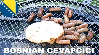 Bosnian cevapi on grill ASMR - Kako ispeci cevape na rostilju