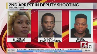 2nd suspect arrested, 3rd still sought in shooting of Durham County deputy