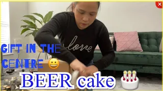 DIY BEER CAKE | #youtubeshorts