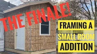 Building a Small Addition Pt.3, Installing Rafters and Sheathing | How To | MY DIY