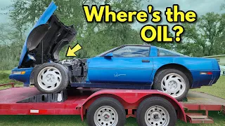 I Bought a DEAD Flood Totaled Corvette ZR1 Super Cheap; but it came with a Big Problem...