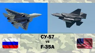 СУ-57 vs F-35 А: сравнение самолетов пятого поколения России и США