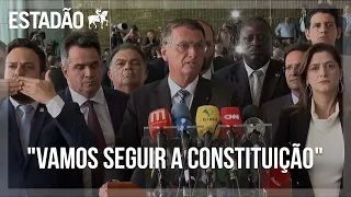 AO VIVO: Presidente Jair Bolsonaro faz 1º pronunciamento após derrota para Lula