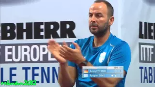 Dimitrij Ovtcharov vs Gionis Panagiotis/Table tennis