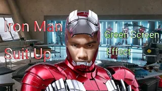 Iron Man Suit Up Green Screen