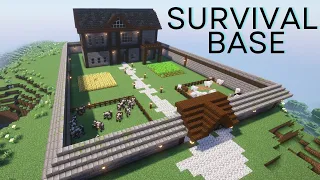 best survival base with secret passage in minecraft | how to build