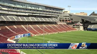 Nippert transforms ahead of FC Cincinnati's first home MLS game