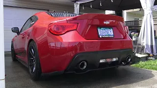 FRS cold start Magnaflow exhaust