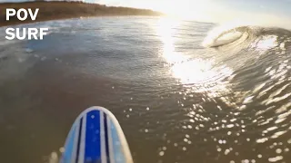 POV SURF | longboarding the sunrise