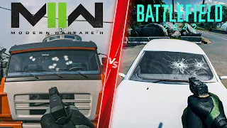 Battlefield 2042 DESTROY New Call of Duty Modern Warfare 2 - Direct Comparison! Details & Graphics!