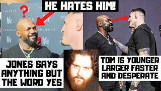 Tom Aspinall MOGGED Jon Jones In Person? But Jon Still Wont Commit To The Fight? Face Off Reaction