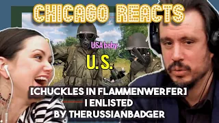 CHUCKLES IN FLAMMENWERFER | Enlisted by TheRussianBadger  | Bosses First Time React