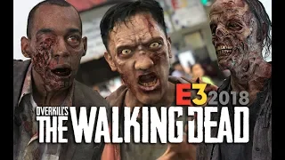 The Walking Dead Behind The Scenes at E3!  Zombie Makeup!