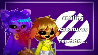 smiling critters react to.....