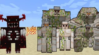 The Blood Warden VS All Iron Golems / Minecraft Mob Battle