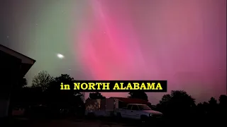 Once in a Lifetime sight in North Alabama! #alabamathebeautiful #northernlights #onceinalifetime