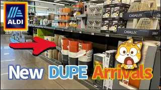 ALDI🚨🛍️ SHOCKING NEW DUPE FINDS FOR HALF THE PRICE⁉️🤯 #aldi #shopping #new